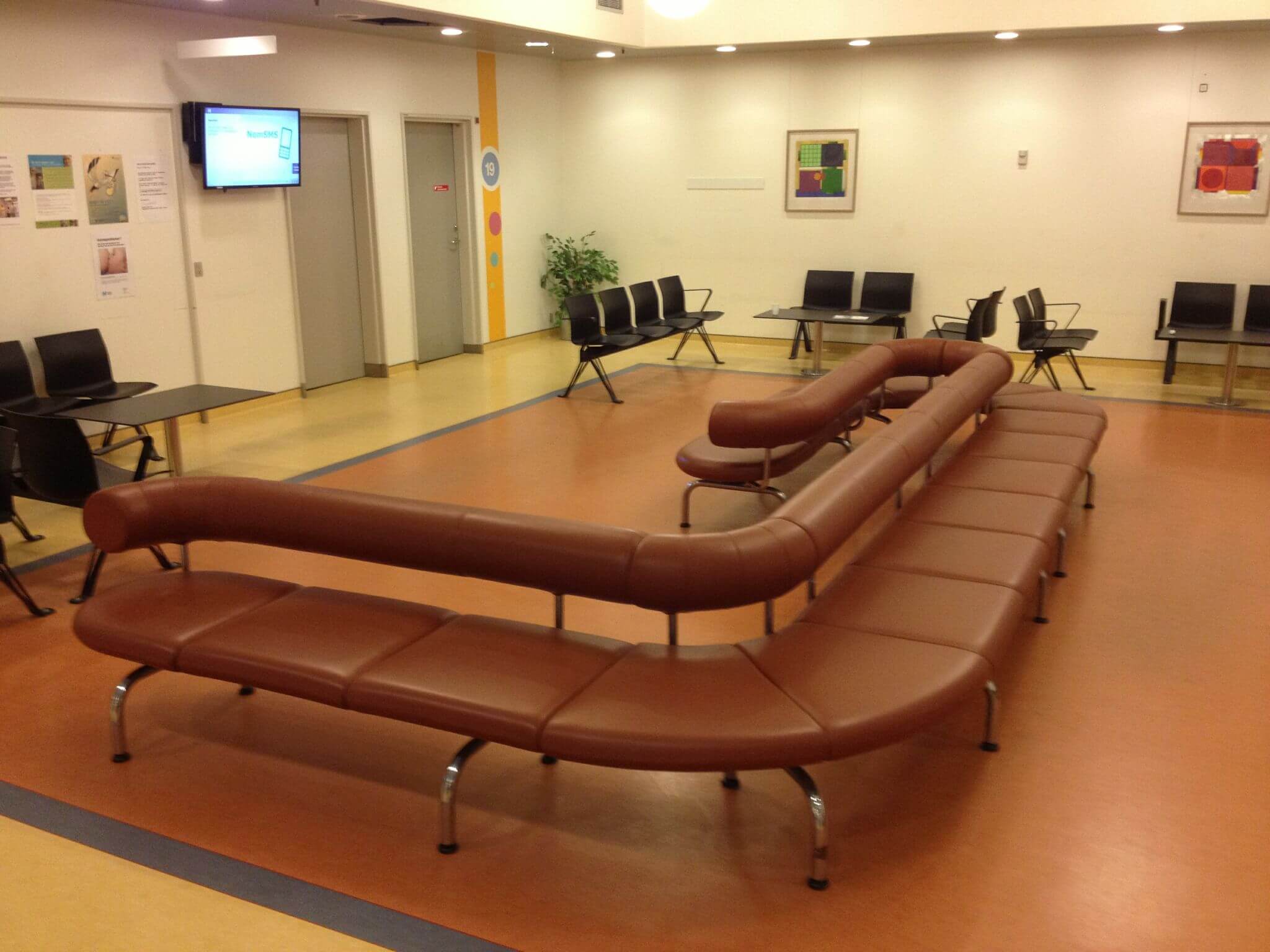 Venteværelse på Hvidovre Hospital