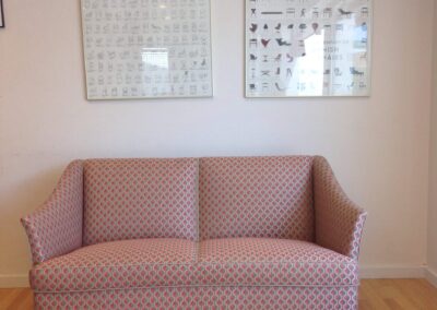 Gammeldags 2 pers. sofa