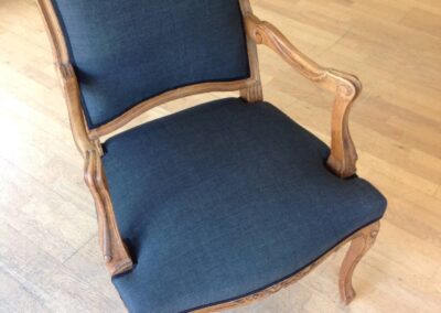 Rokokostol betrukket med Remix fra Kvadrat