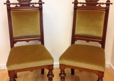 Salonstole med velour